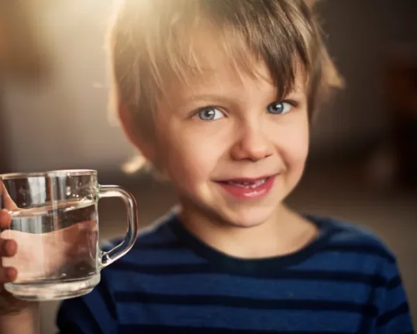 L’eau chez les enfants