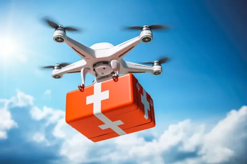 Arrêt cardiaque: des drones livrent des défibrillateurs avant l’ambulance