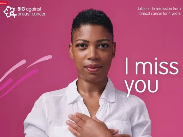 "I miss you": samen met BIG in de strijd tegen borstkanker
